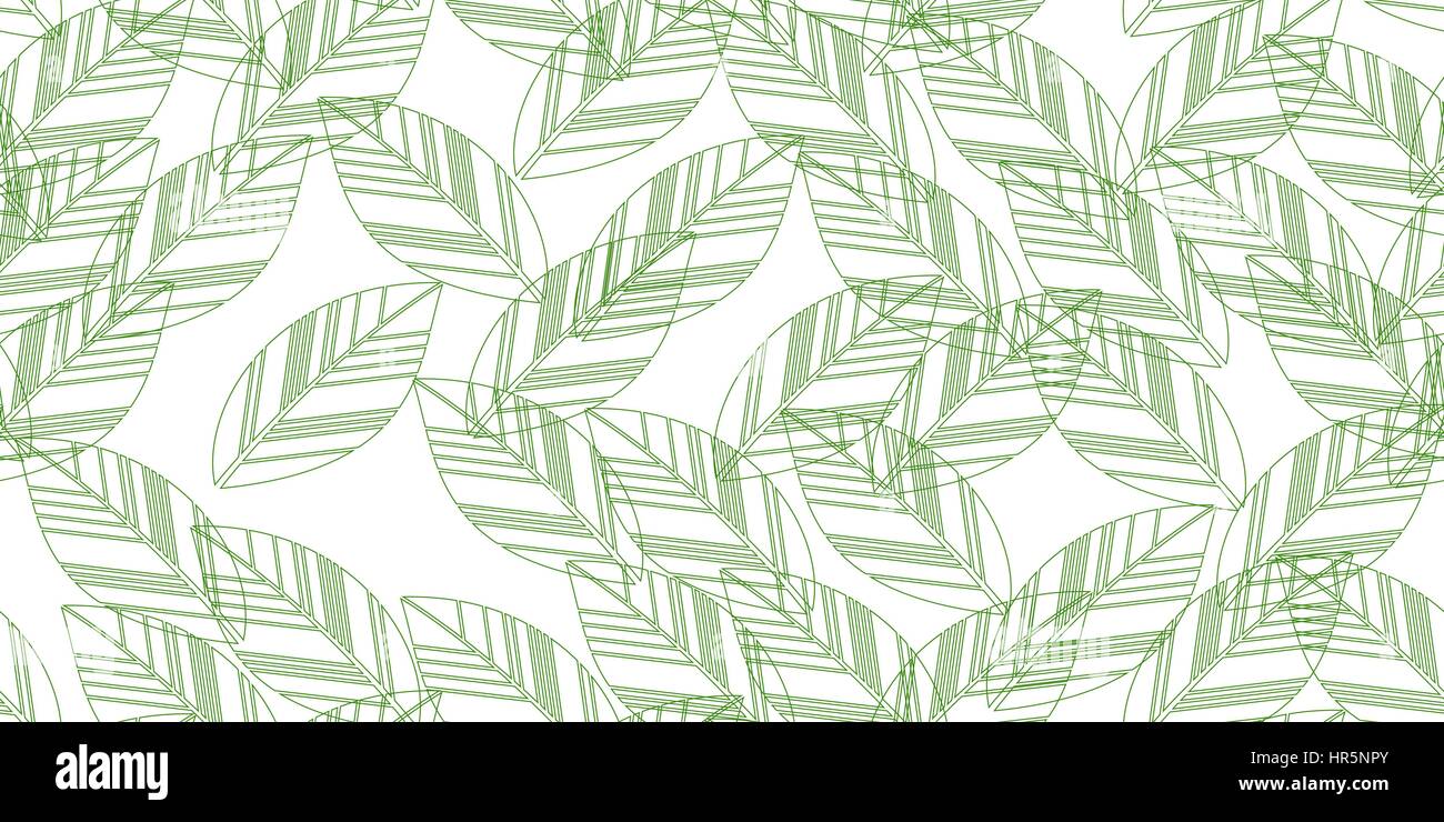 green seamless leaves Stock Vector Image & Art - Alamy
