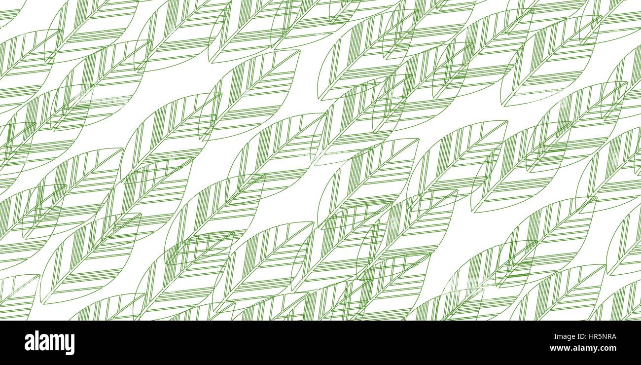 green seamless leaves Stock Vector Image & Art - Alamy
