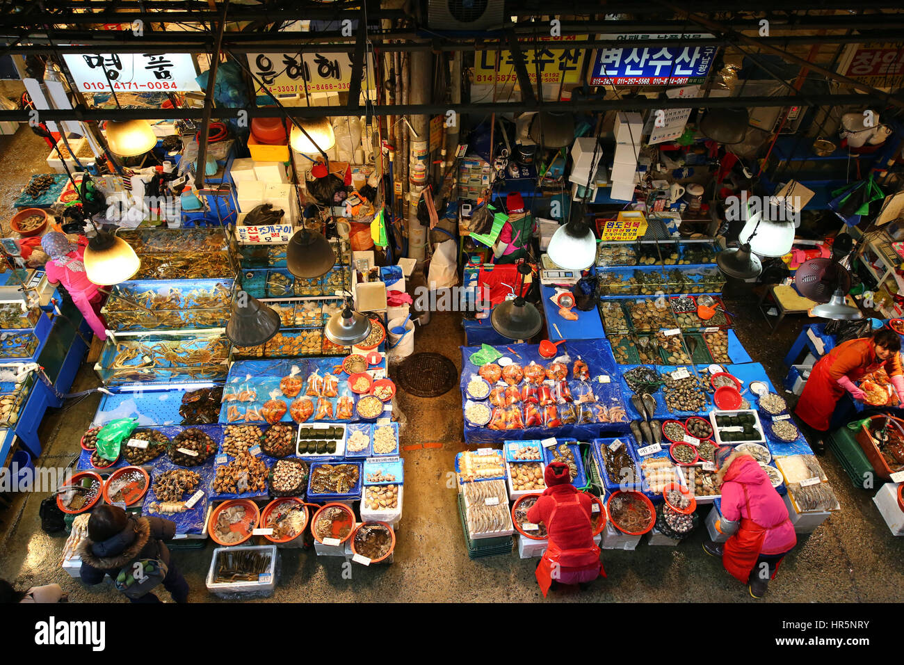 Korean seafood markets hires stock photography and images Alamy