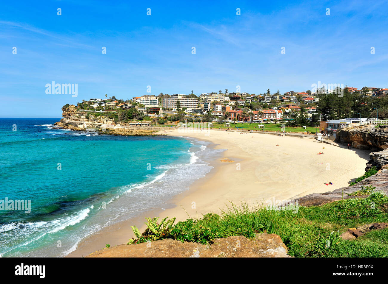 Sydney, Australia - September 2, 2013: Bronte beach in Sydney, Australia. Stock Photo