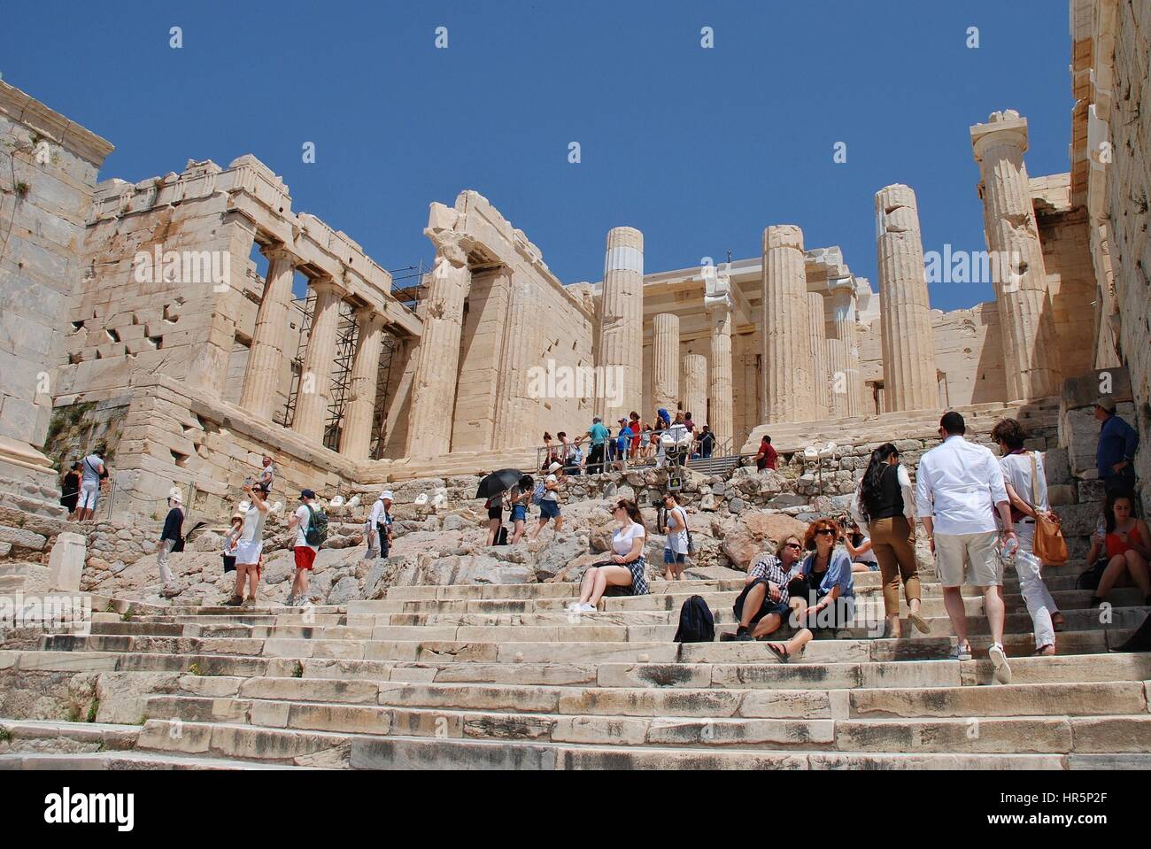 Acropolis steps athens hires stock photography and images Alamy