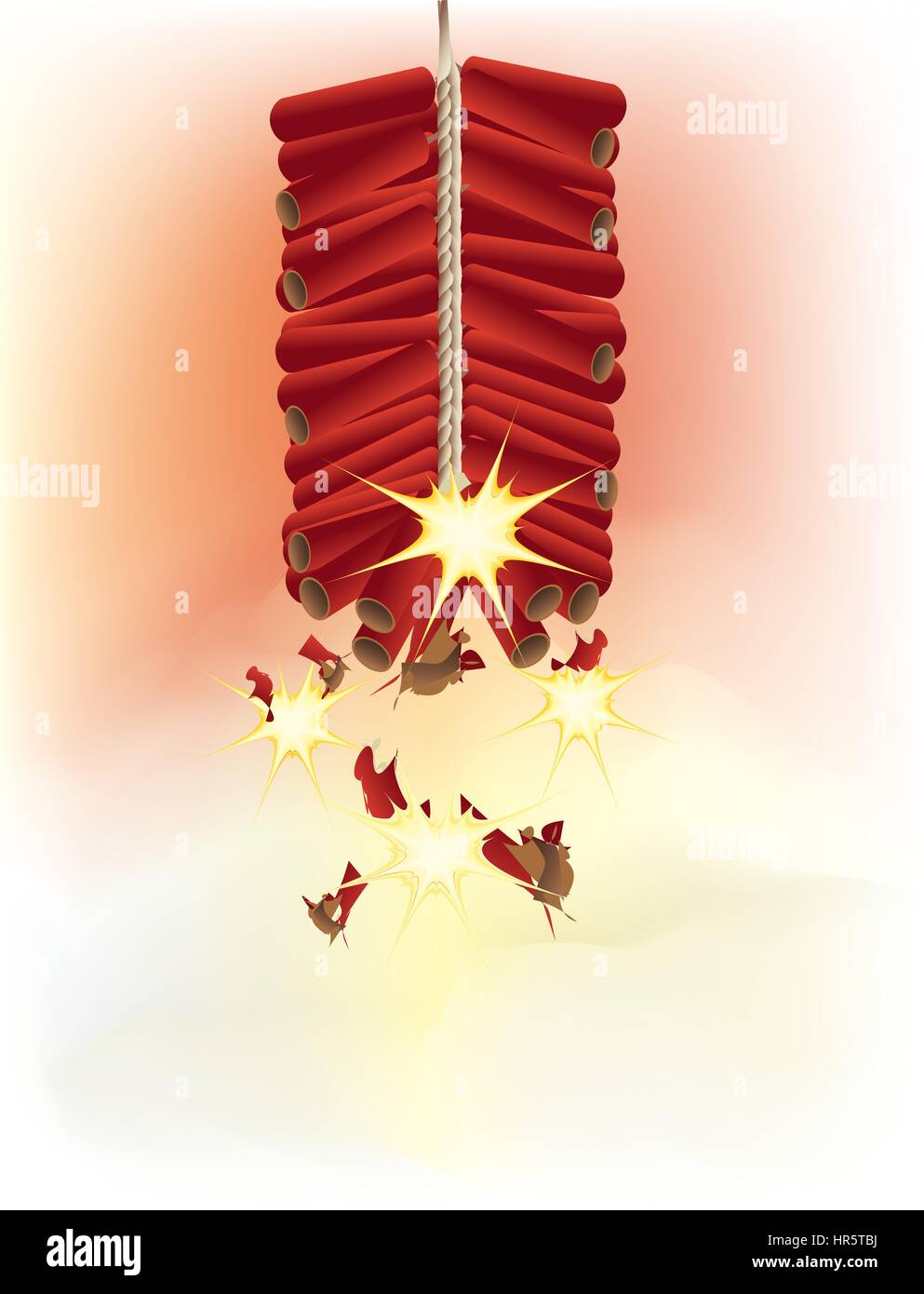 Red firecrackers isolaed Stock Vector Image & Art Alamy