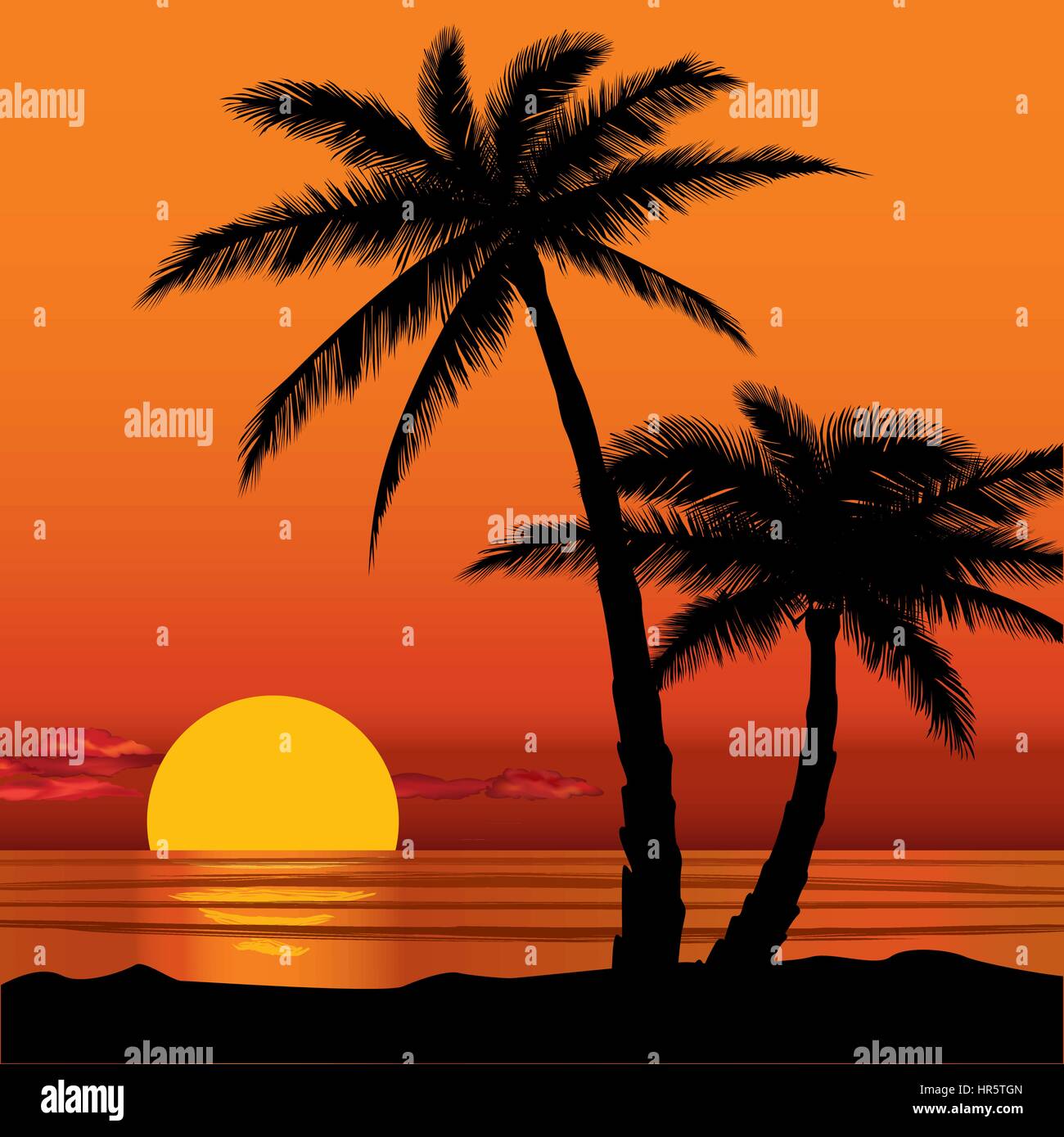 The summer resort Stock Vector Images Alamy