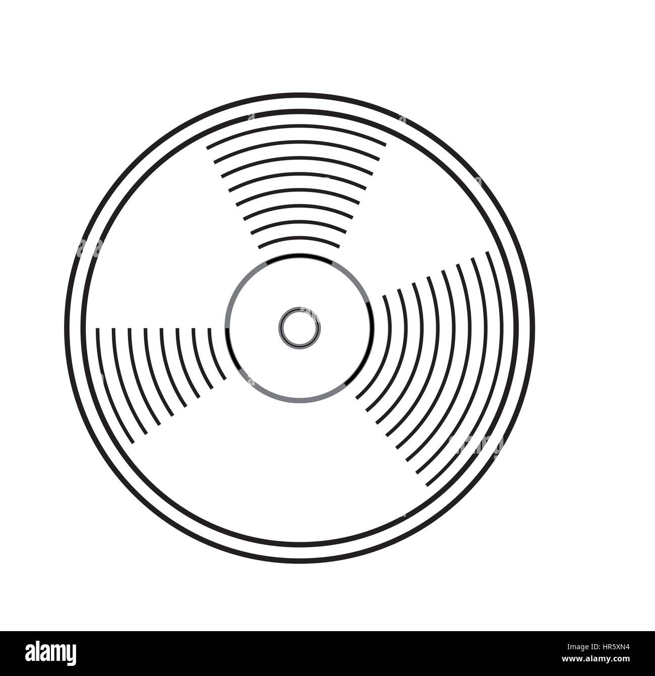Vinyl record vector illustration. Disc design flat stayle Stock Vector Image & Art Alamy