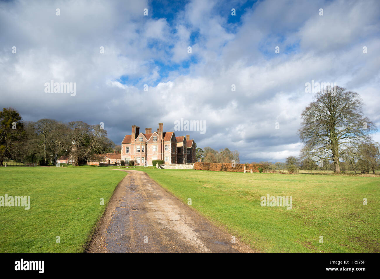 Breamore House Elizabethan Manor House, Breamore, Fordingbridge, Hampshire, UK Stock Photo