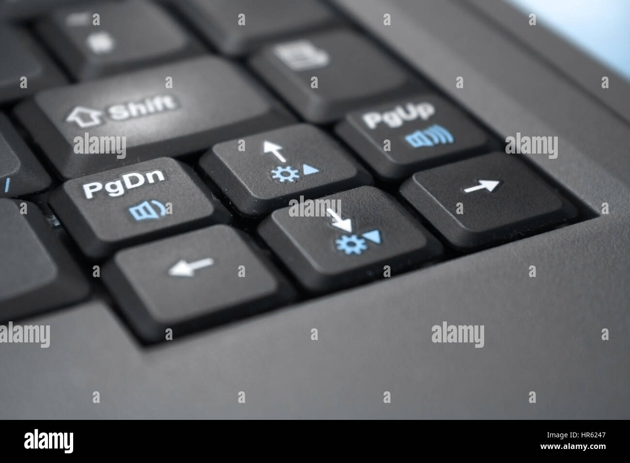 arrow keys from a laptop Stock Photo Alamy
