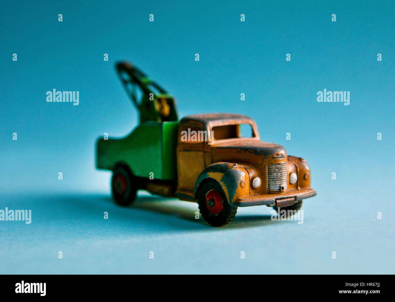 Still Life of Tow Truck Stock Photo