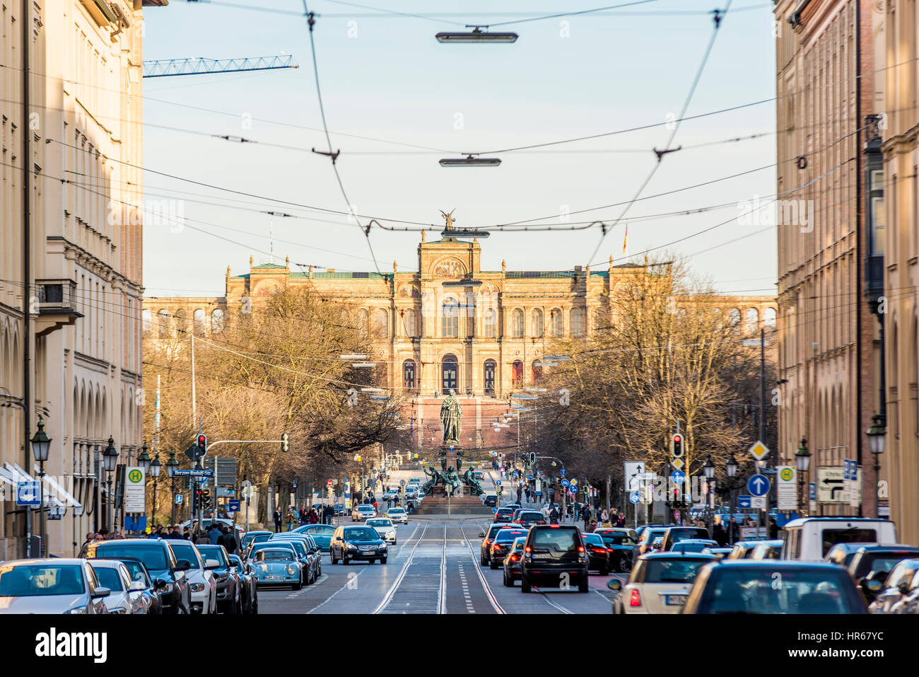 Maximilianstraße, München, Germany Stock Photo - Alamy