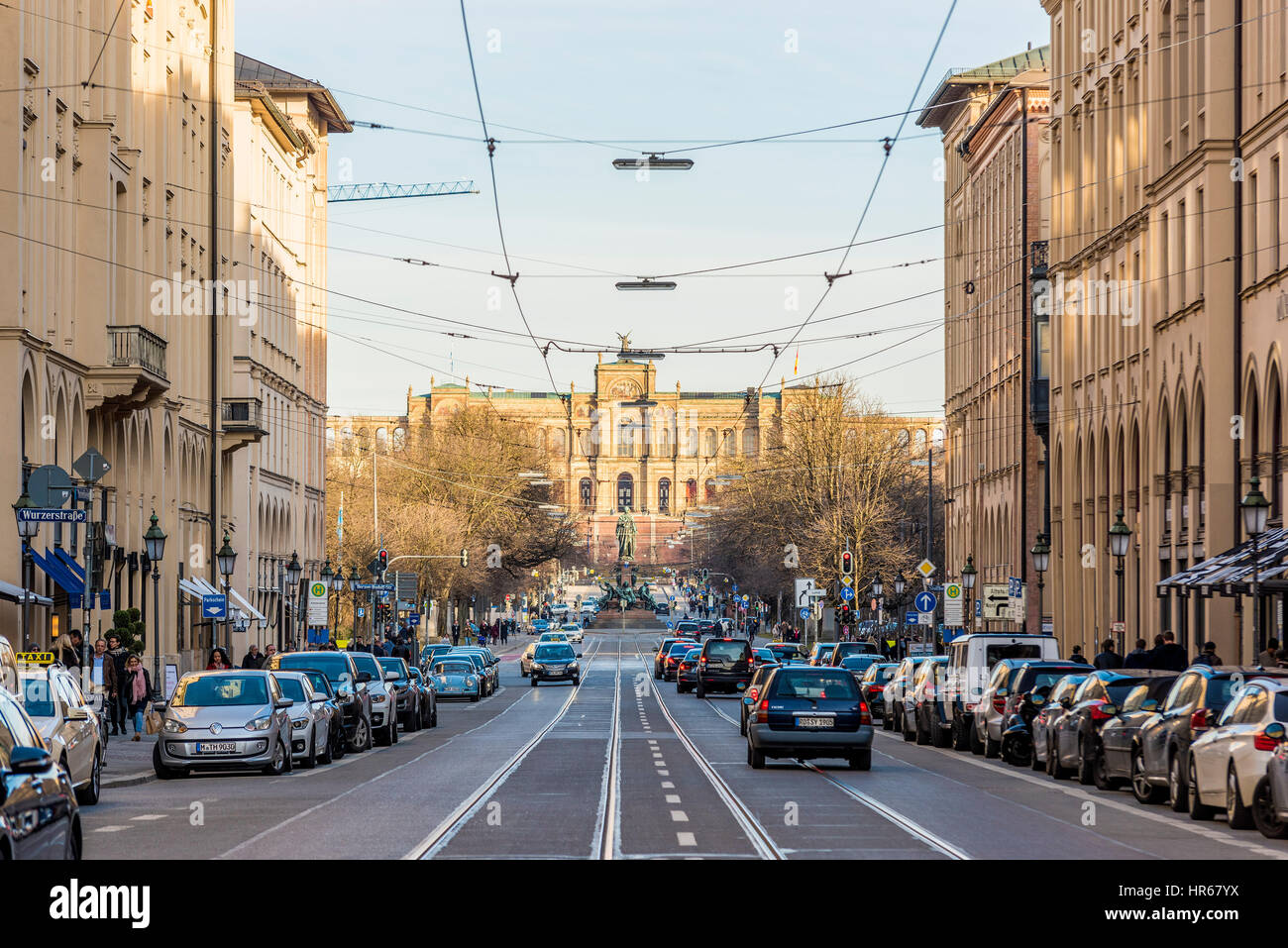 Maximilianstraße, München, Germany Stock Photo - Alamy