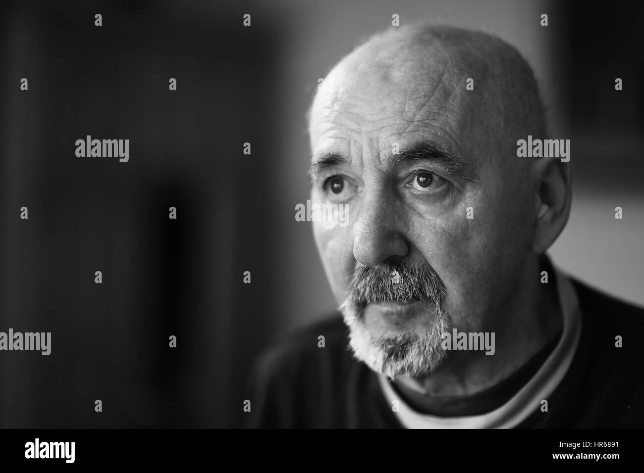 Real old man Black and White Stock Photos & Images - Alamy