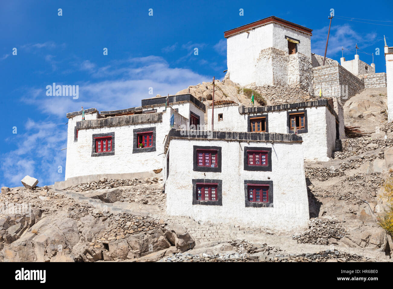 Thiksey Monastery,Leh Ladakh.India. Stock Photo
