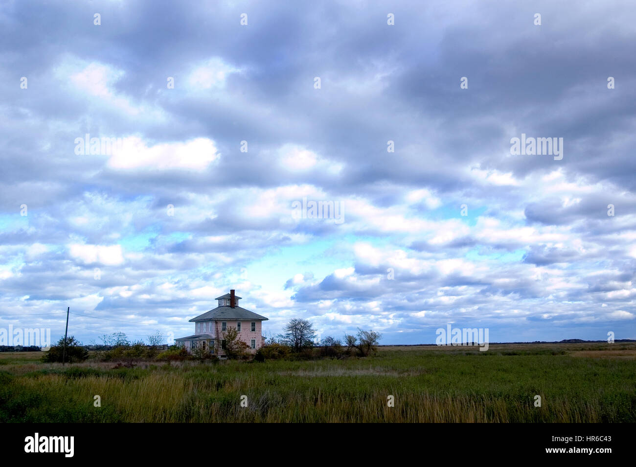 Plum island pink house hires stock photography and images Alamy