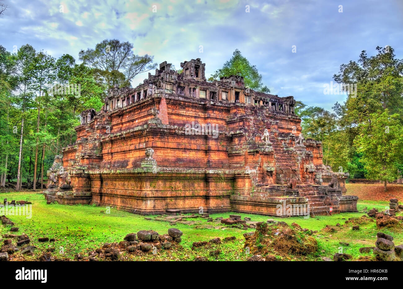 Phimeanakas Temple at Angkor Thom - Siem Reap, Cambodia Stock Photo