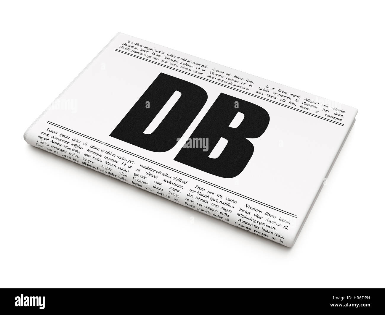Stock market indexes concept newspaper headline DB Stock Photo Alamy