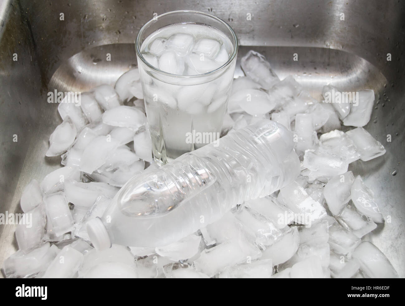 Ice, cold water Stock Photo Alamy