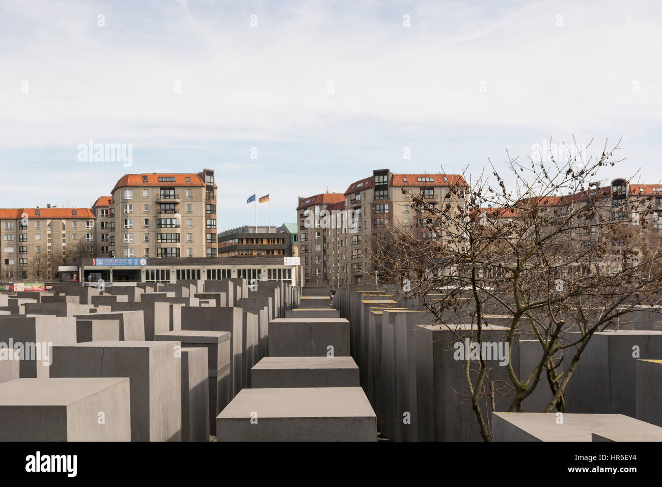 Holocaust  Memorial to the Murdered Jews of Europe, Berlin, Germany Stock Photo