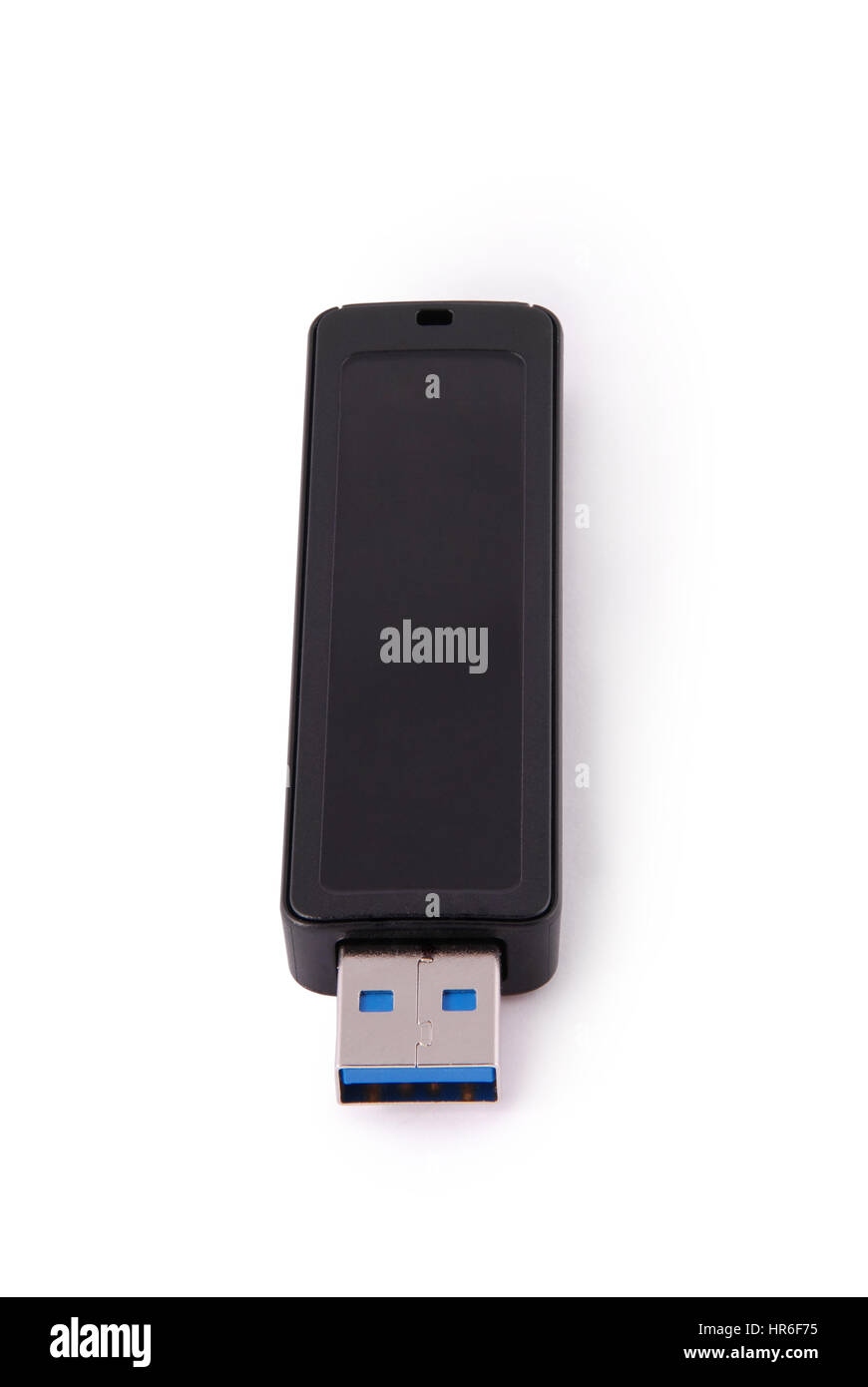 USB memory stick isolated on white. Photo with clipping path Stock