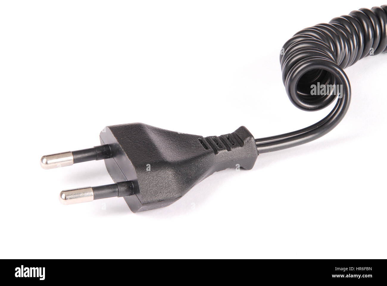 Cable the electric shaver isolated on white background with soft shadow ...