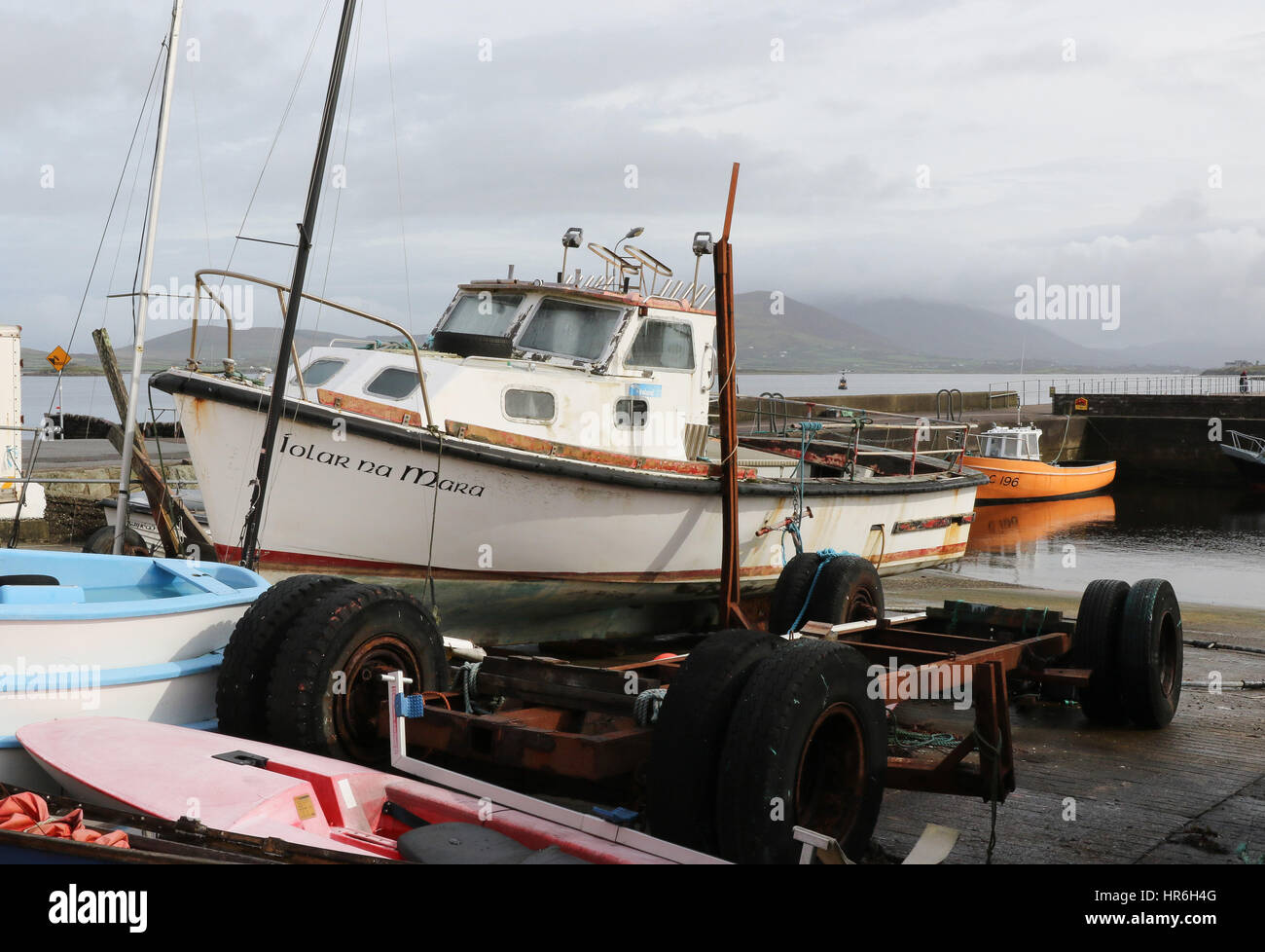 The harbour at Knightstown, Valentia Island, County Kerry, Ireland
