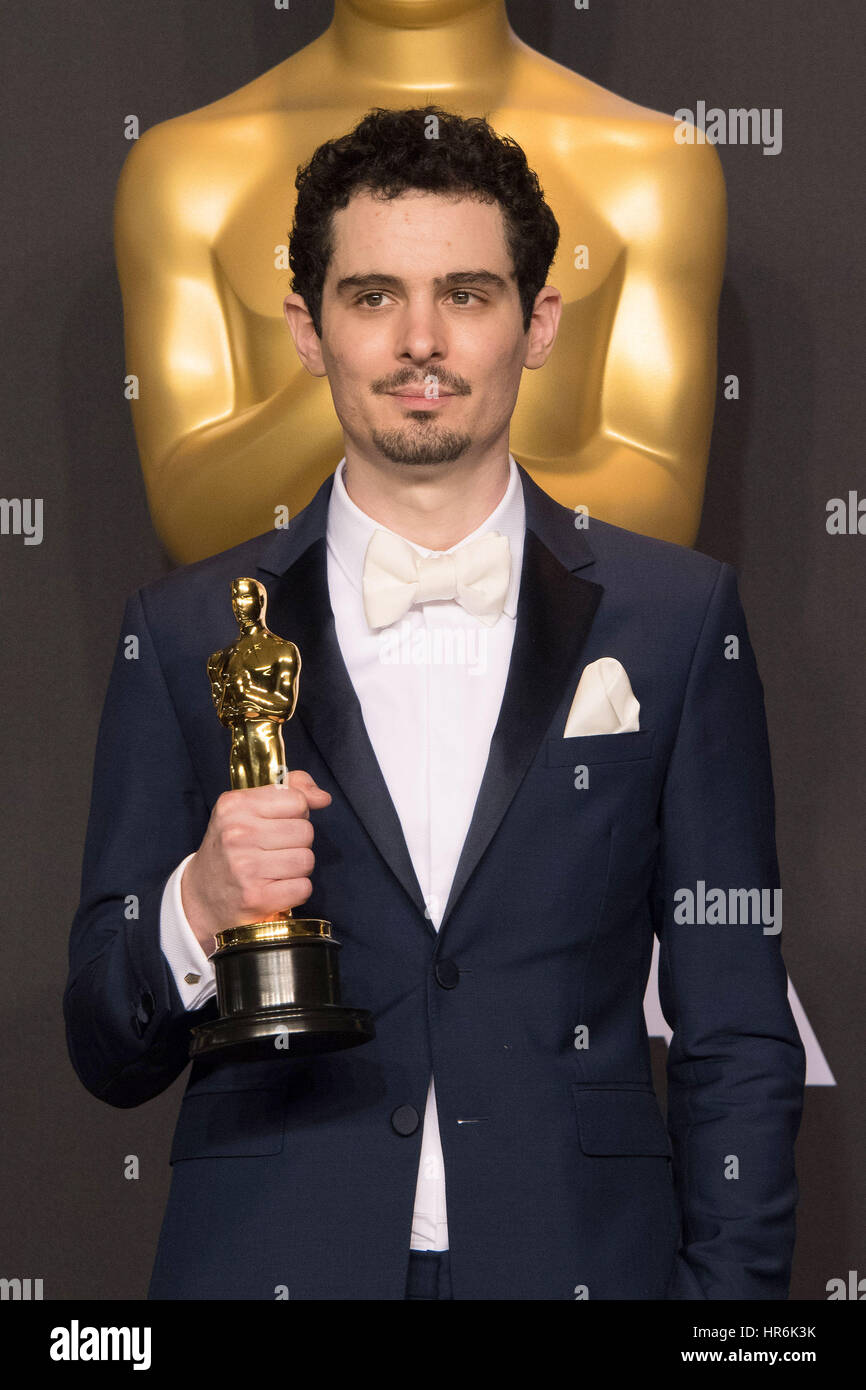 Hollywood, California, USA. 27th Feb, 2017. Damien Chazelle. 89th Annual Academy Awards presented by the Academy of Motion Picture Arts and Sciences held at Hollywood & Highland Center. Credit: Ampas/AdMedia/ZUMA Wire/Alamy Live News Stock Photo