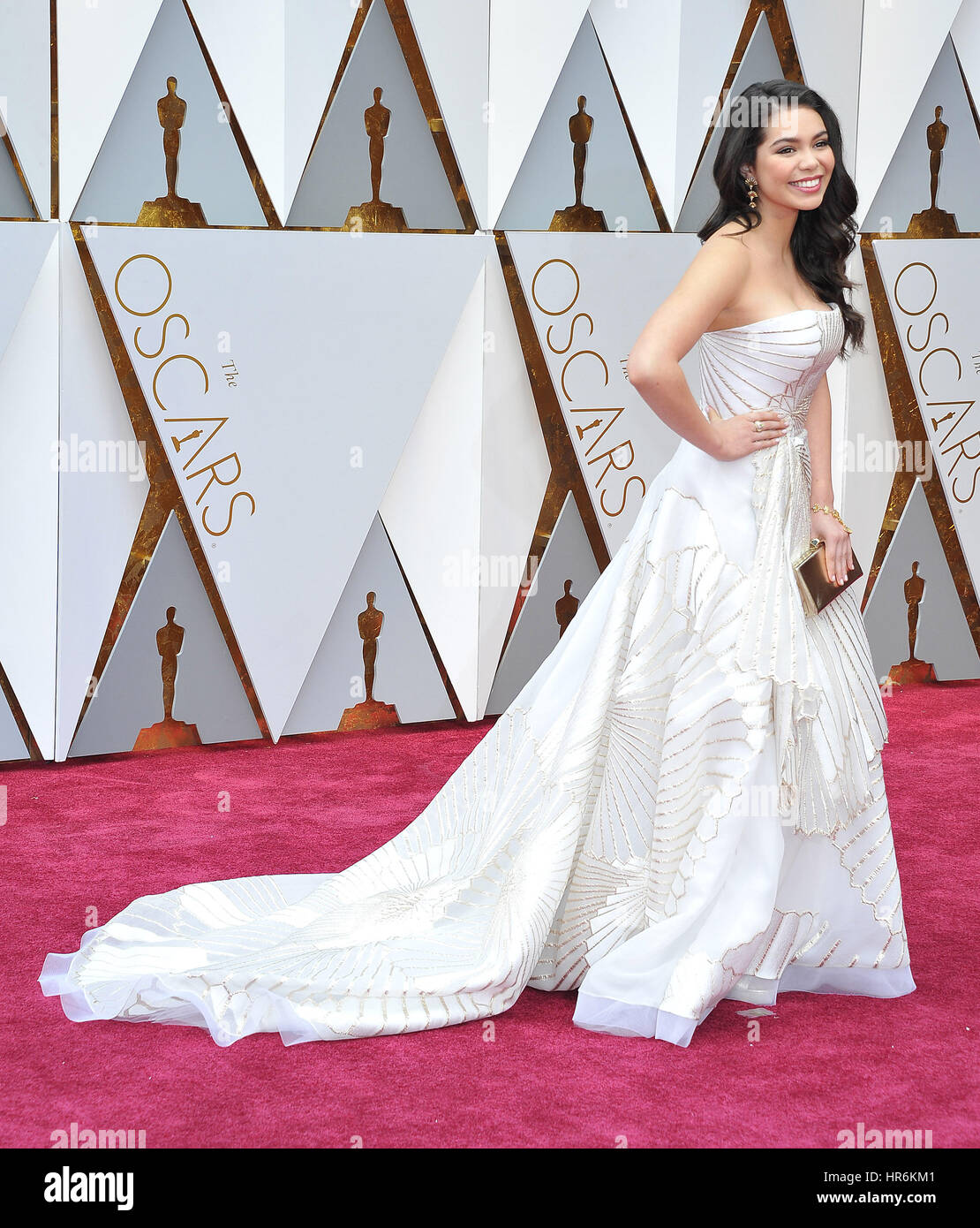 HOLLYWOOD - FEBRUARY 26: Auli'i Cravalho attends the 89th Annual Academy Awards at the Dolby Theatre on February 26, 2017 in Hollywood, California. Credit: mpi99/MediaPunch Stock Photo
