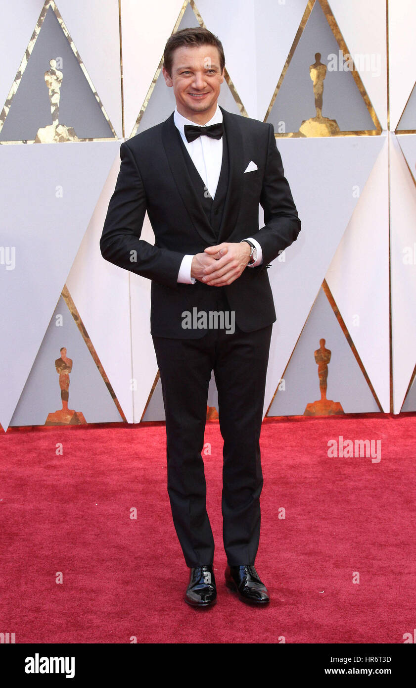 Hollywood, USA. 26th Feb, 2017. Jeremy Renner. 89th Annual Academy Awards presented by the Academy of Motion Picture Arts and Sciences held at Hollywood & Highland Center. Credit: AdMedia/ZUMA Wire/Alamy Live News Stock Photo
