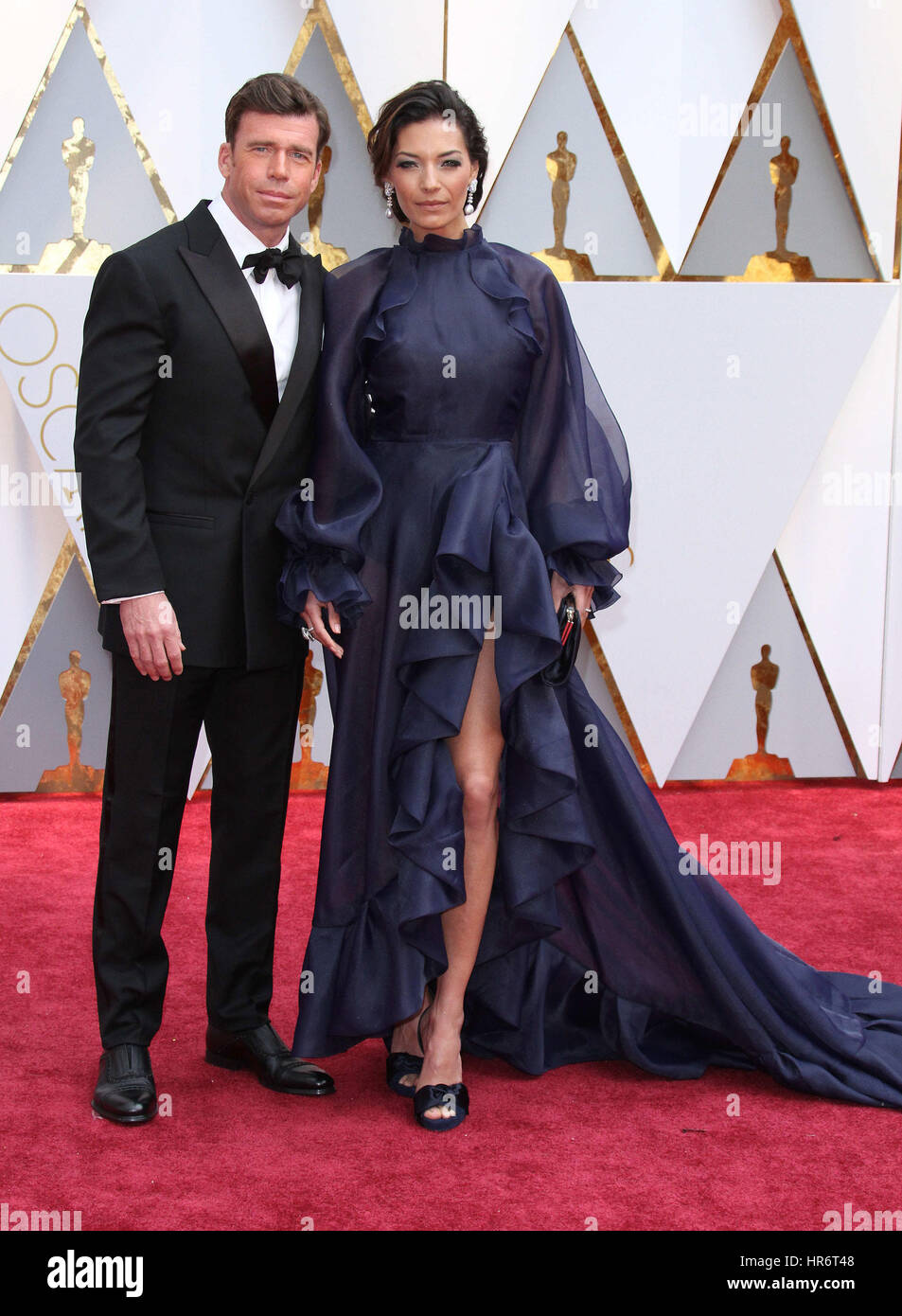 Hollywood, USA. 26th Feb, 2017. Taylor Sheridan, Nicole Sheridan. 89th Annual Academy Awards presented by the Academy of Motion Picture Arts and Sciences held at Hollywood & Highland Center. Credit: AdMedia/ZUMA Wire/Alamy Live News Stock Photo