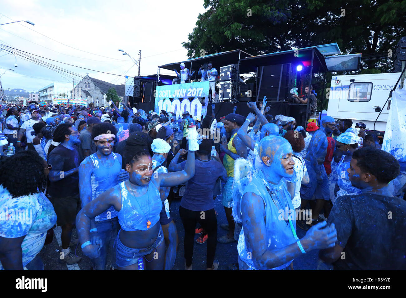 J'ouvert festival with 3canal in Port of Spain during Trinidad Carnival