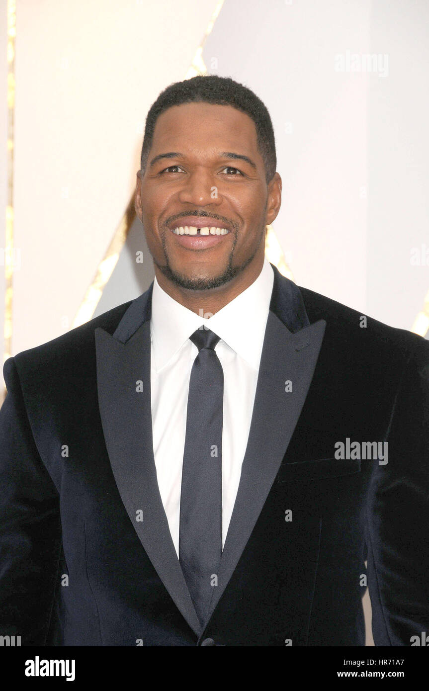 Los Angeles, California, USA. 26th Feb, 2017. February 26th 2017 - Los Angeles California USA - TV Host MICHAEL STRAHAN at the 89th Academy Awards - Arrivals held at the Dolby Theater, Hollywood CA Credit: Paul Fenton/ZUMA Wire/Alamy Live News Stock Photo