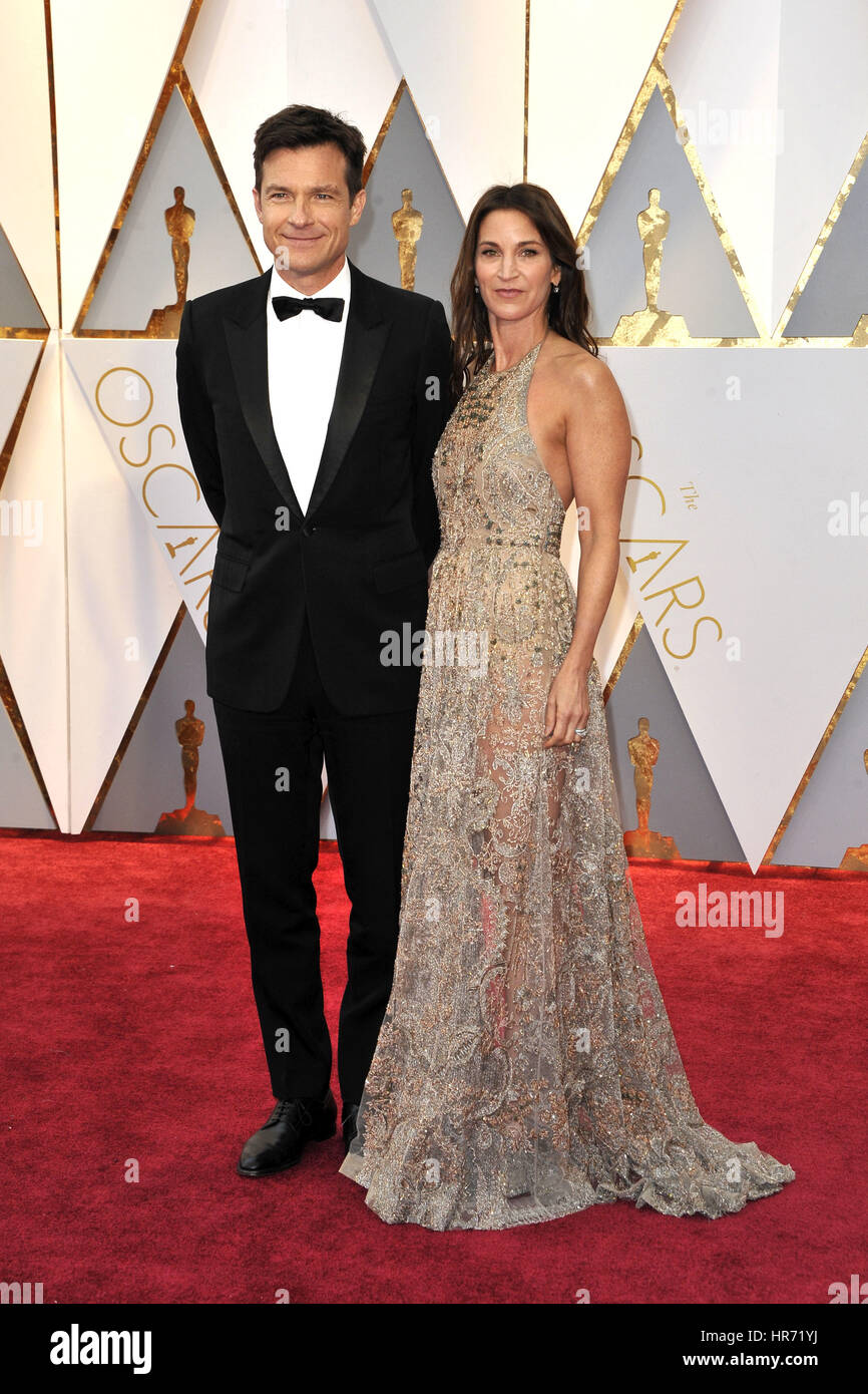 Hollywood, California. 26th Feb, 2017. Jason Bateman and his wife Amanda Anka attend the 89th Annual Academy Awards at Hollywood & Highland Center on February 26, 2017 in Hollywood, California. | Verwendung weltweit/picture alliance Credit: dpa/Alamy Live News Stock Photo