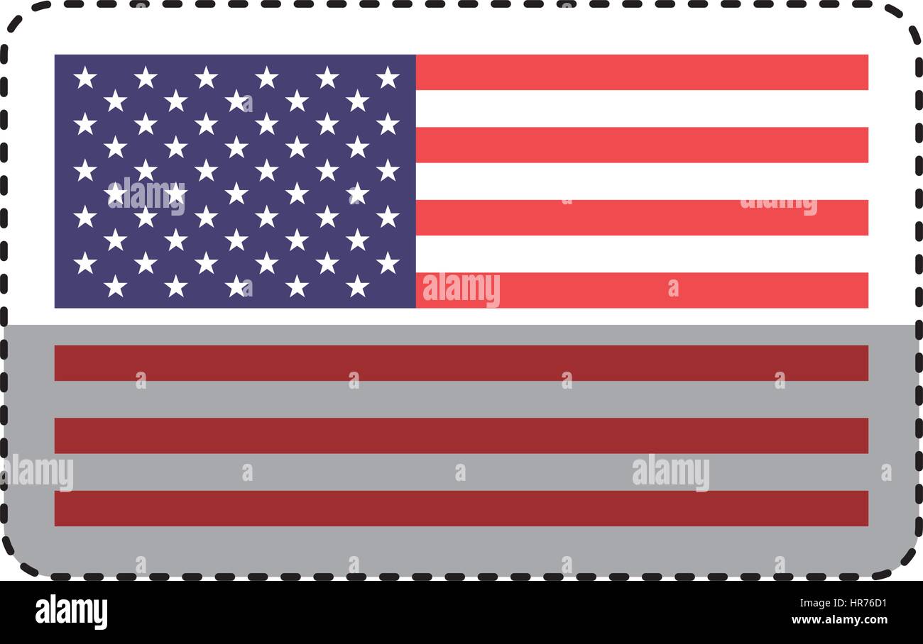 united states of america flag emblem Stock Vector Image & Art - Alamy