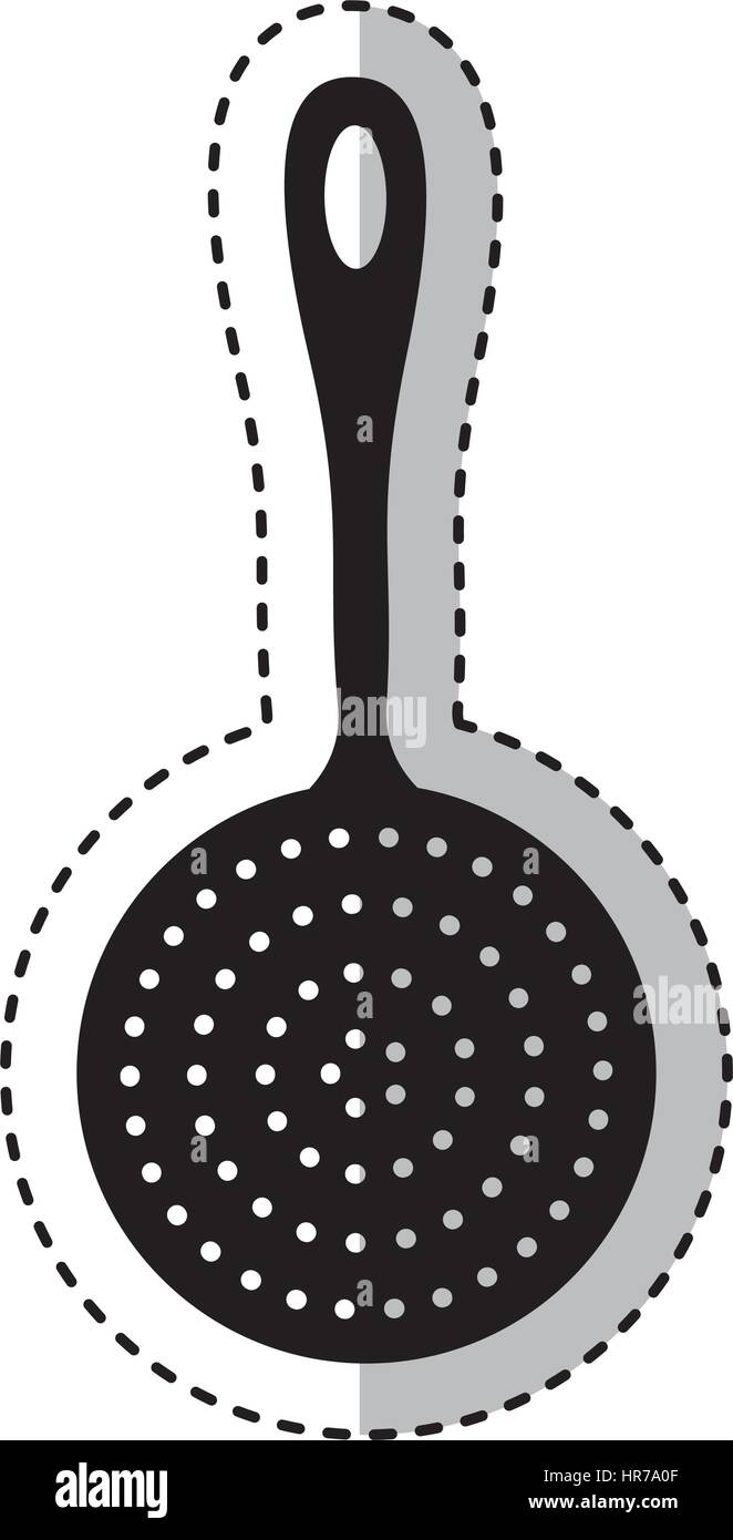 spoon frieds kitchen cutlery isolated icon Stock Vector Image & Art - Alamy