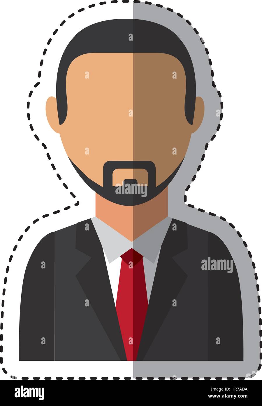 businessman character isolated icon Stock Vector Image & Art - Alamy