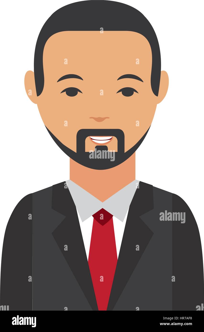 businessman character isolated icon Stock Vector Image & Art - Alamy