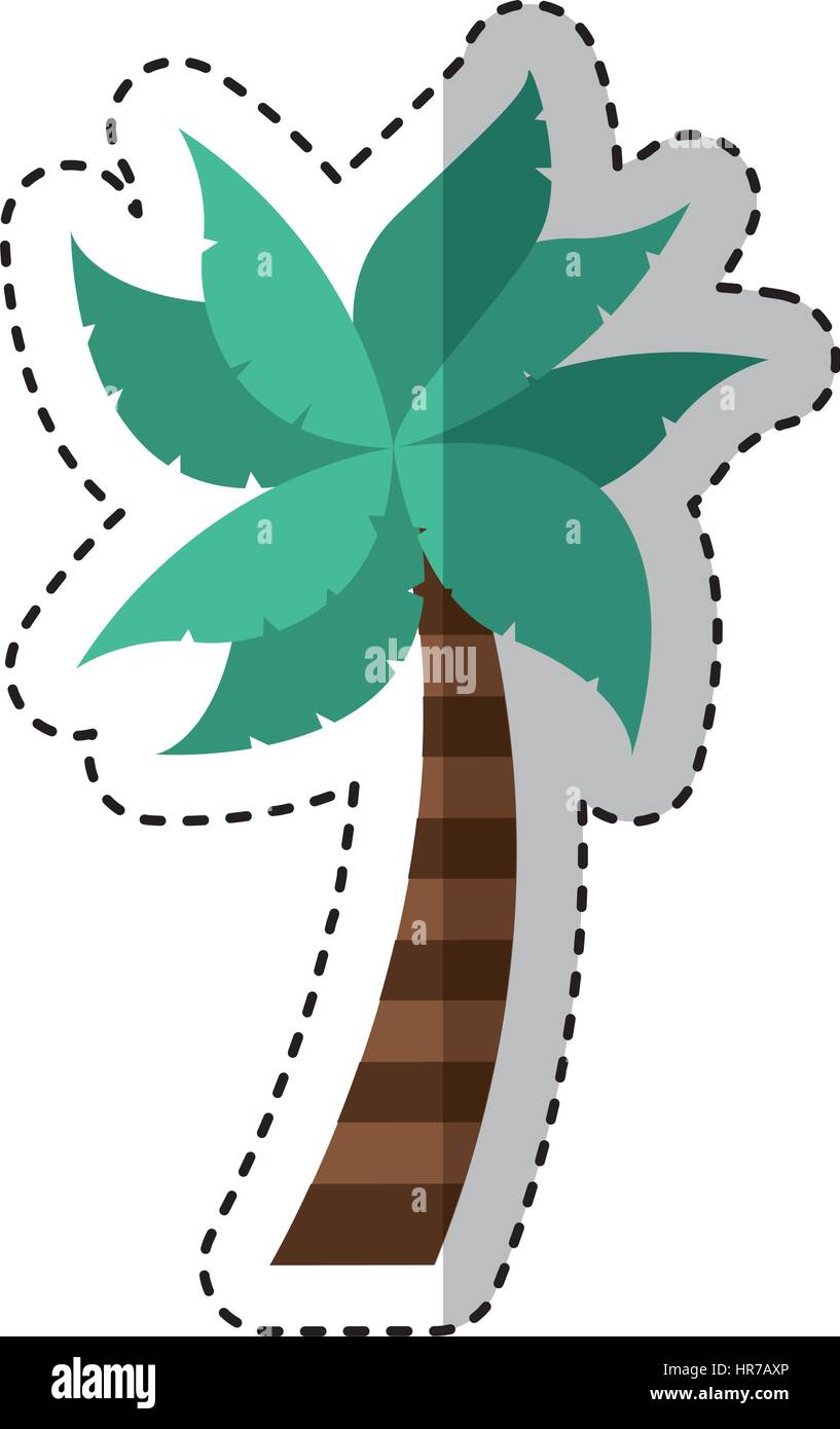 tree palm isolated icon Stock Vector Image & Art - Alamy