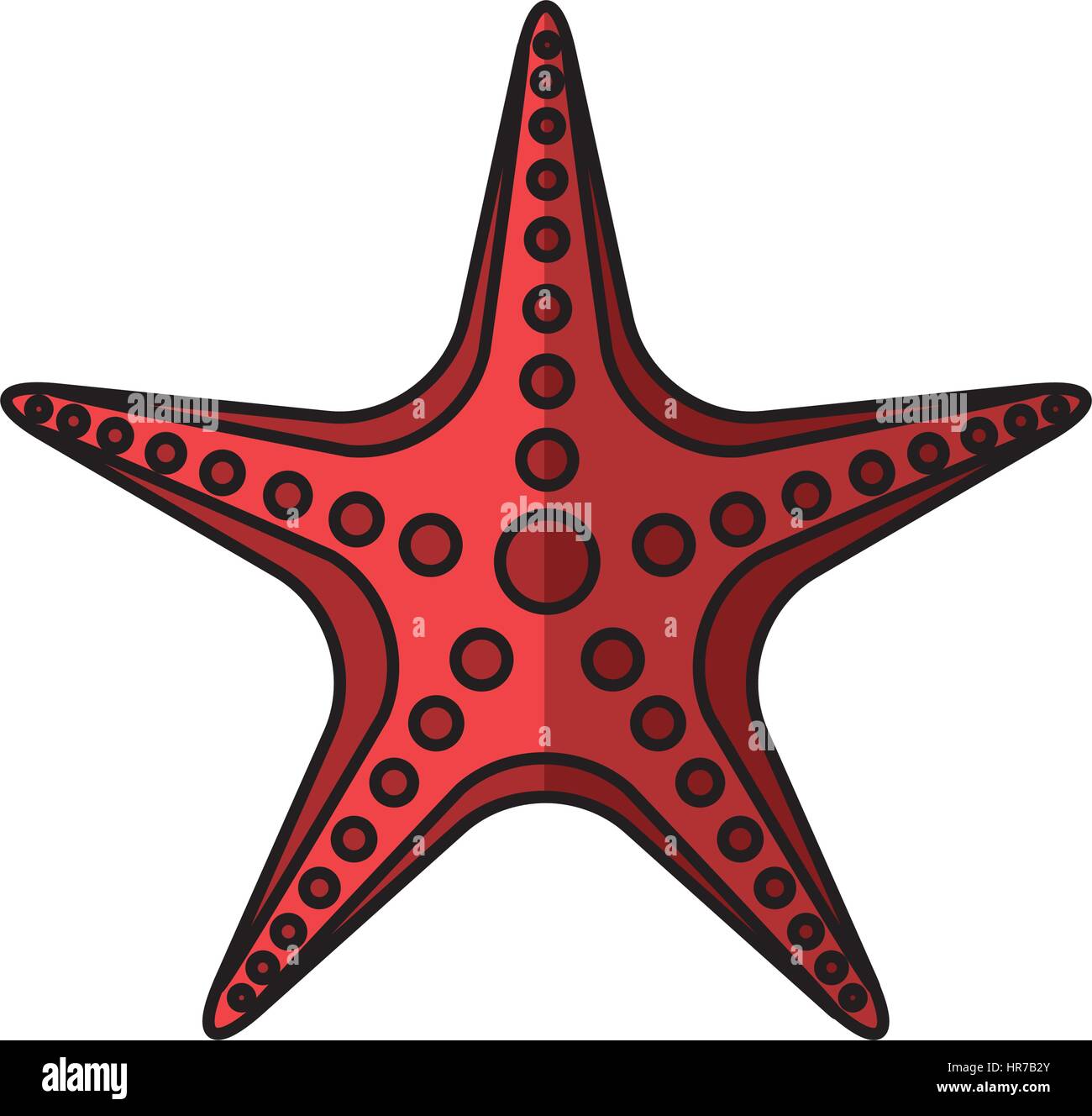starfish animal isolated icon Stock Vector Image & Art - Alamy