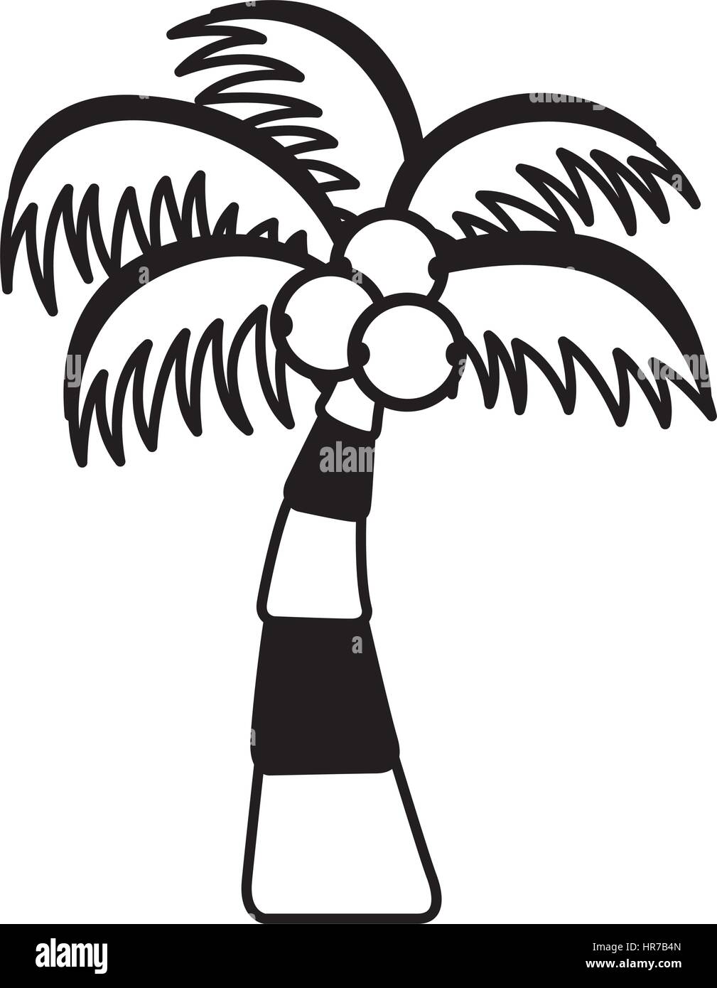 tree palm isolated icon Stock Vector Image & Art - Alamy