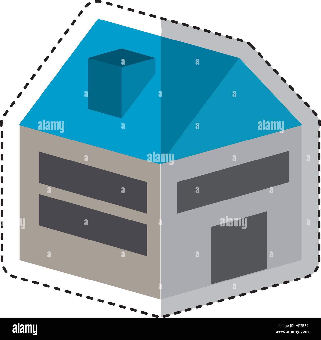 house isometric isolated icon Stock Vector Image & Art - Alamy