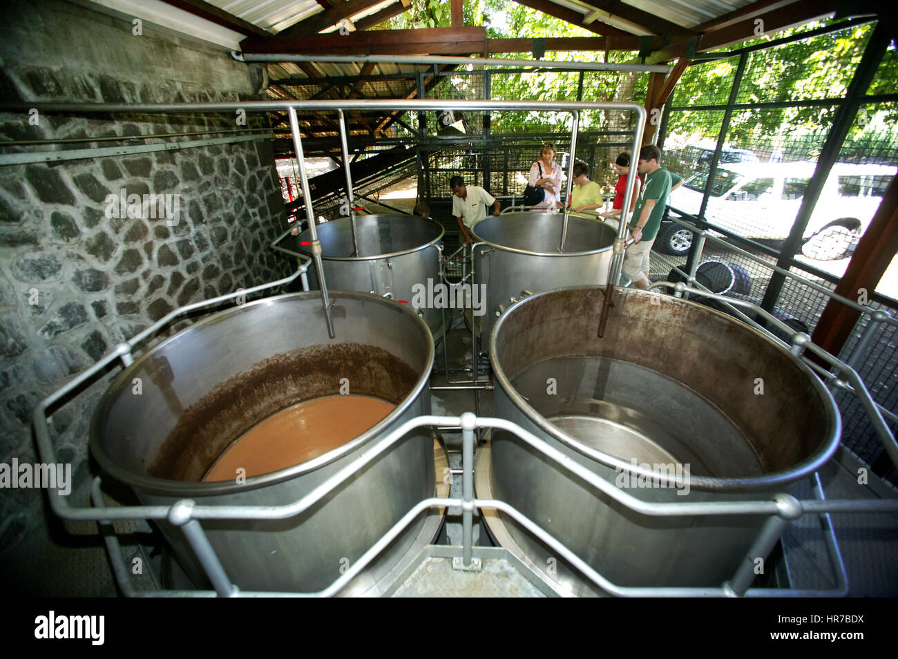 Mauritius, the 1818 colonialstyle house Le Saint Aubin, rum distillery