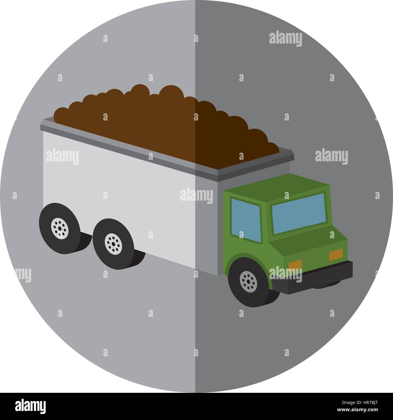 truck vehicle isometric icon Stock Vector Image & Art - Alamy