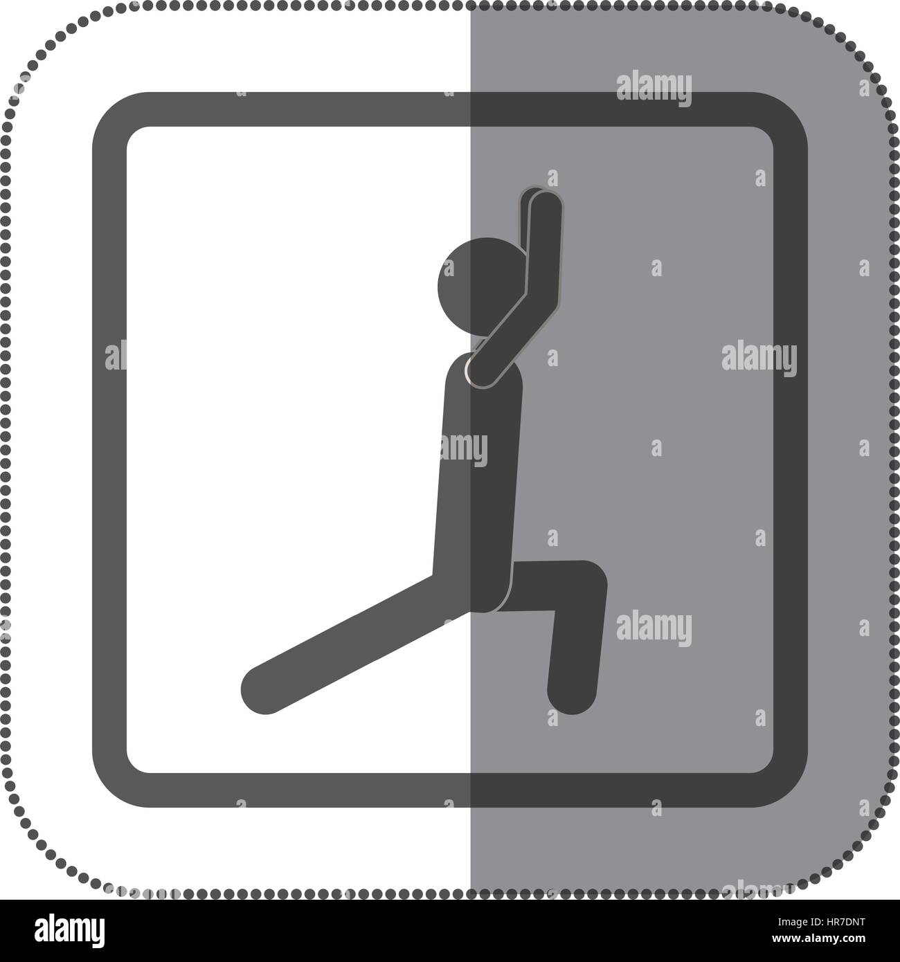 person stretching doing exercise icon Stock Vector Image & Art - Alamy