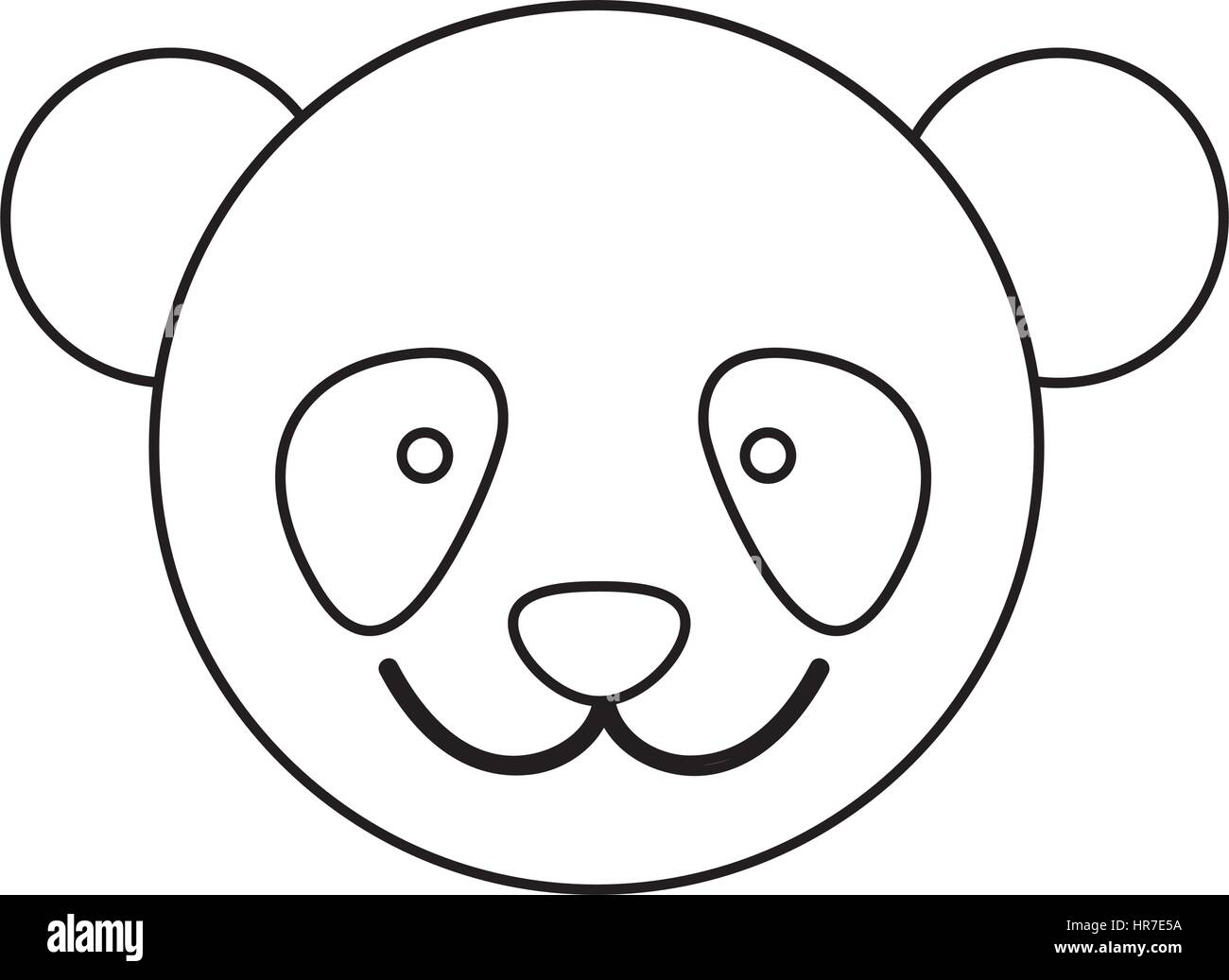 figure face bear icon Stock Vector Image & Art - Alamy