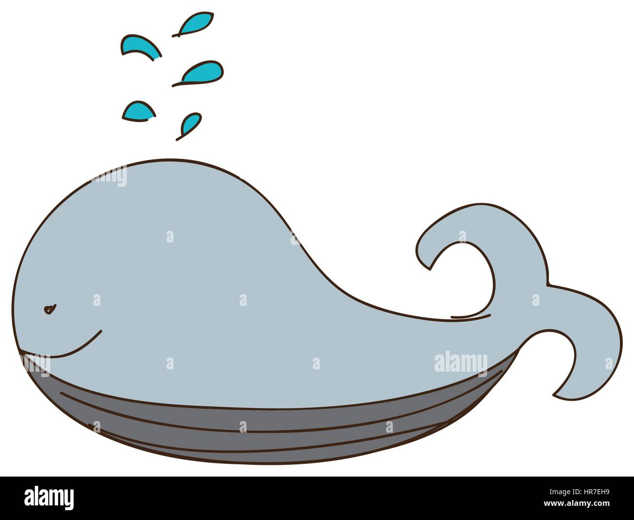 colorful whale icon stock Stock Vector