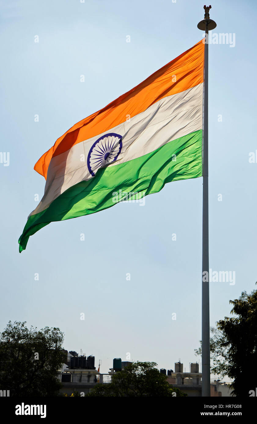 Waving indian flag design hi-res stock photography and images - Alamy