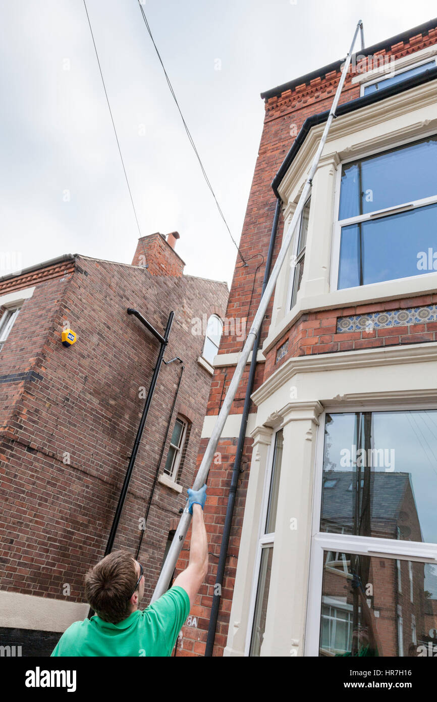 Gutters of house hires stock photography and images Alamy