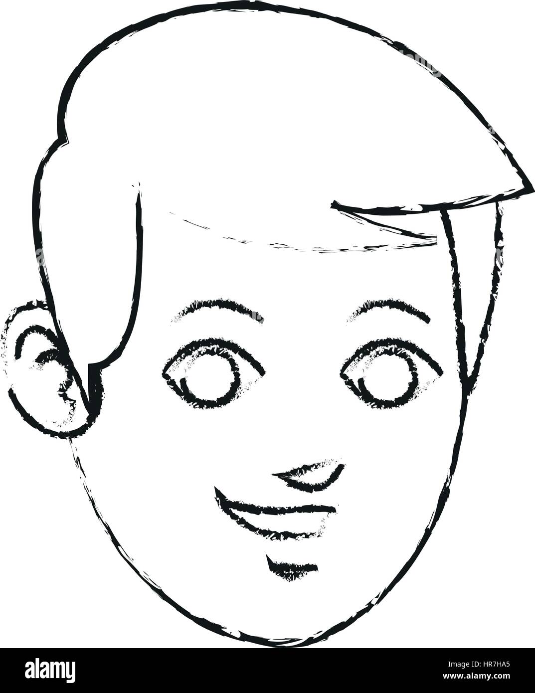face of man smiling icon image Stock Vector Image & Art - Alamy