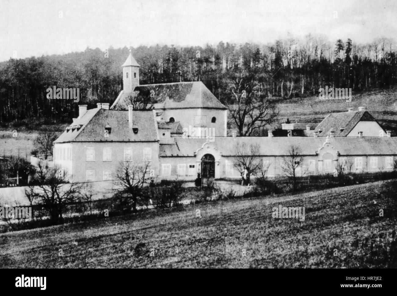 MAYERLING, Austria.  Crown Prince Rudolf's hunting lodge which he bought in 1887 Stock Photo