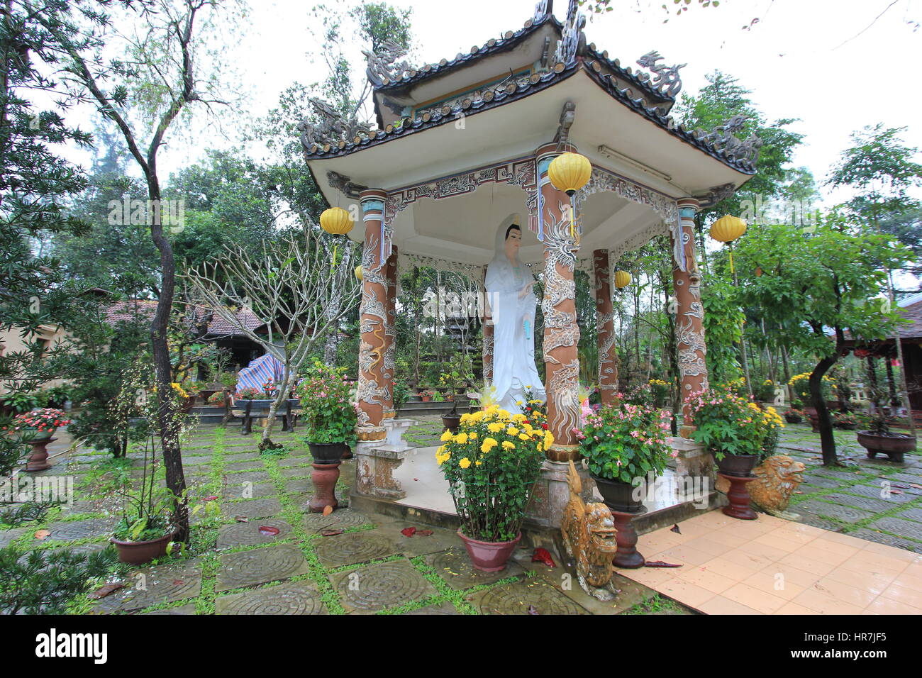 Temple, Ho Chi min, Vietnam Stock Photo
