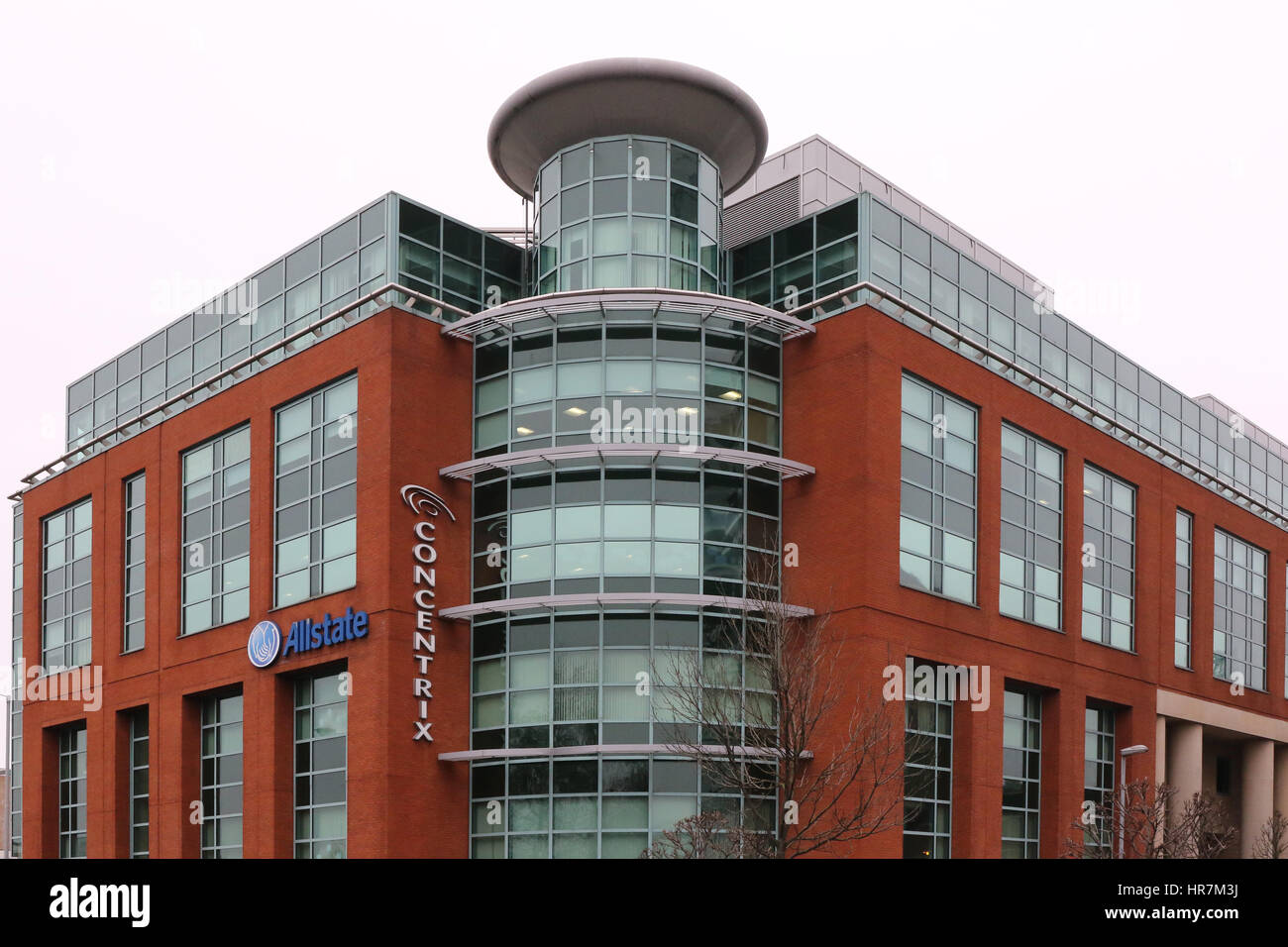 Concentrix and Allstate offices in Belfast, Northern Ireland Stock