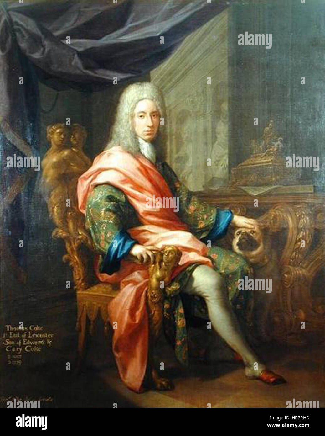 Thomas Coke, 1st Earl of Leicester (fifth creation Stock Photo Alamy